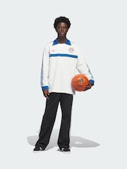 adidas Originals Black Basketball Snap Joggers - Image 1 of 5