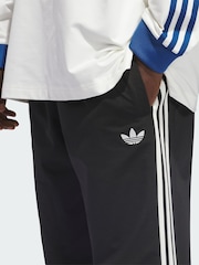 adidas Originals Black Basketball Snap Joggers - Image 3 of 5