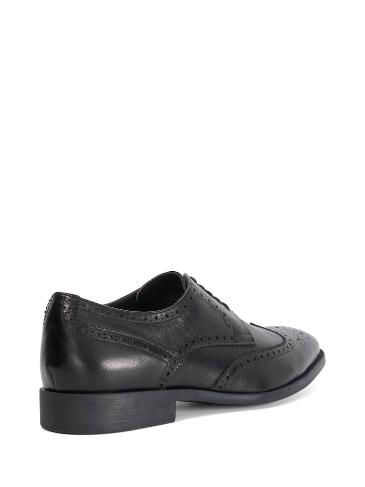 أسود - Dune London Flexi Sole Sunni Derby Shoes - Image 2 of 4