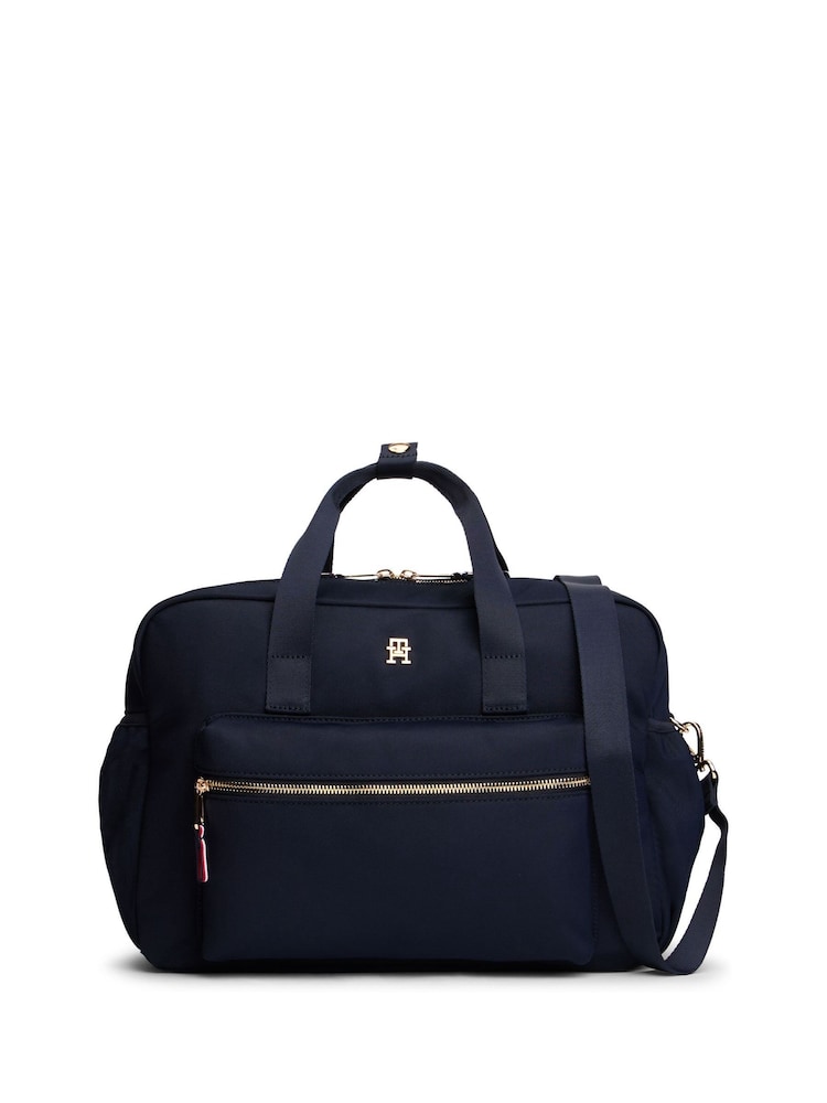 Tommy Hilfiger Blue Monogram Changing Bag - Image 1 of 4