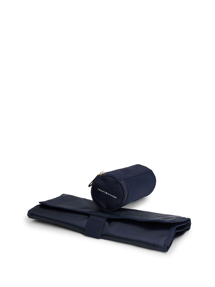 Tommy Hilfiger Blue Monogram Changing Bag - Image 4 of 4