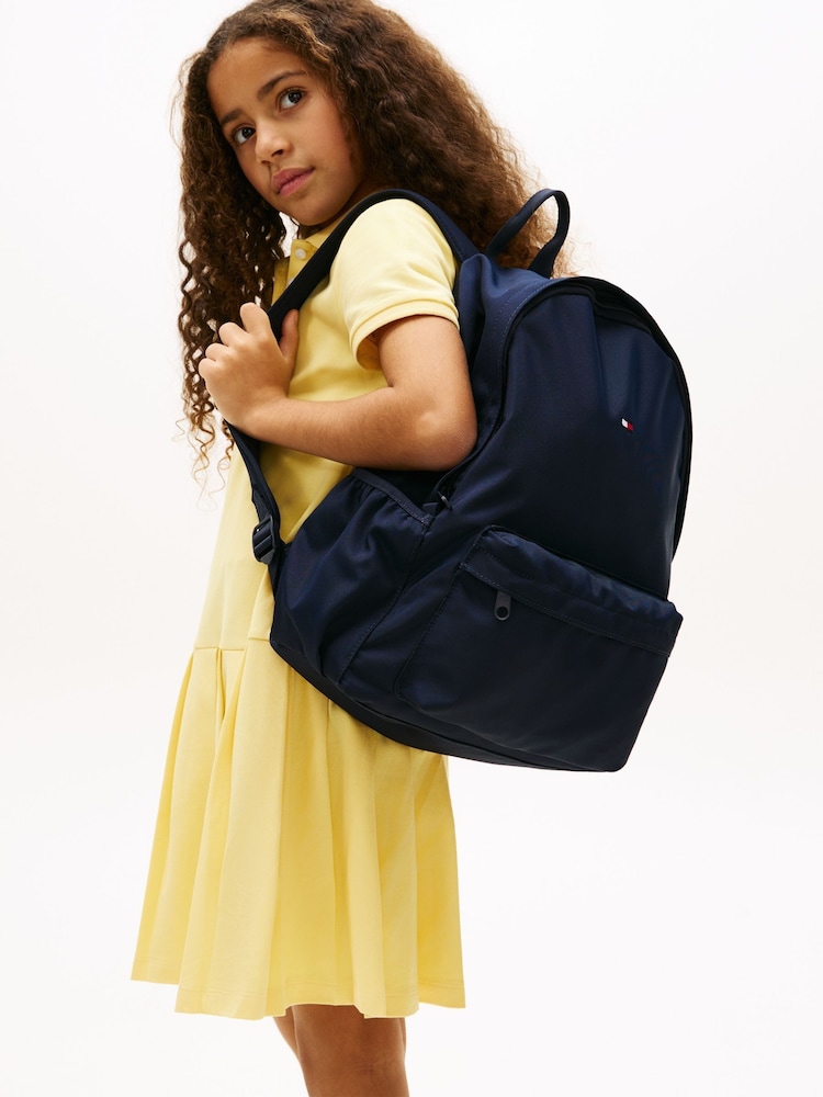 Tommy Hilfiger Kids Logo Pocket Dome Backpack - תמונה 5 מתוך 5