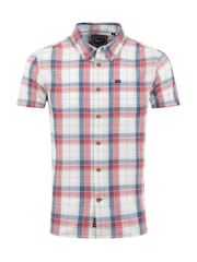 Weird Fish White Angeles Short Sleeve Check Shirt - Image 6 of 7