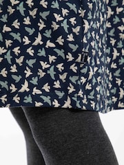 Weird Fish Blue Cassandra Jersey Swing Dress - Image 5 of 7