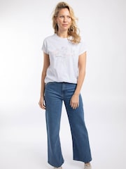 أبيض - Weird Fish Fetch Front Print Graphic T-Shirt - صورة 3 من 6