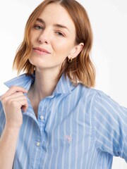 Weird Fish Roscoe Striped Boyfriend Shirt - Image 1 of 8