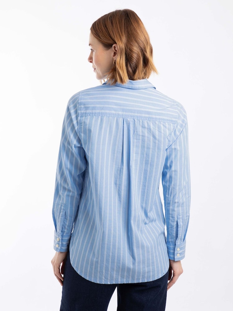 Weird Fish Roscoe Striped Boyfriend Shirt - Image 2 of 8