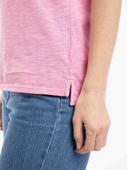 Weird Fish Pink Hailey V-Neck T-Shirt - Image 5 of 7