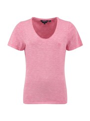 Weird Fish Pink Hailey V-Neck T-Shirt - Image 6 of 7