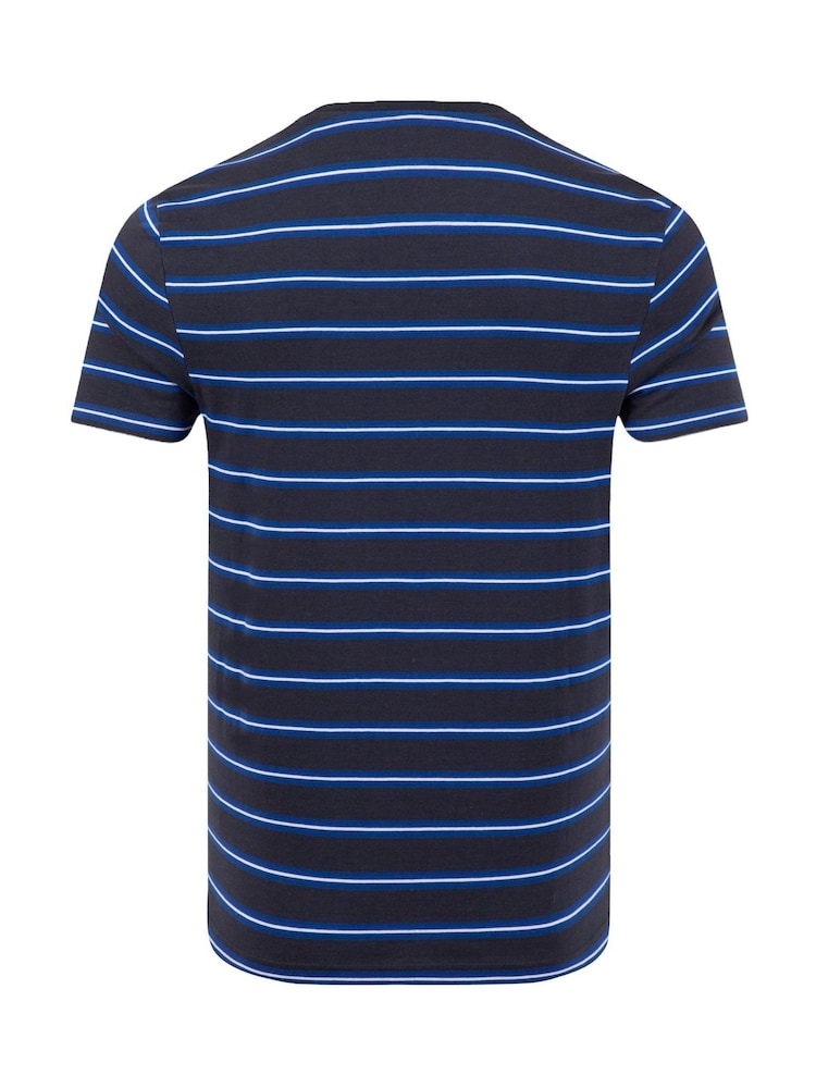 Μπλε - Weird Fish Finn Striped Branded T-Shirt - Εικόνα 6 από 6