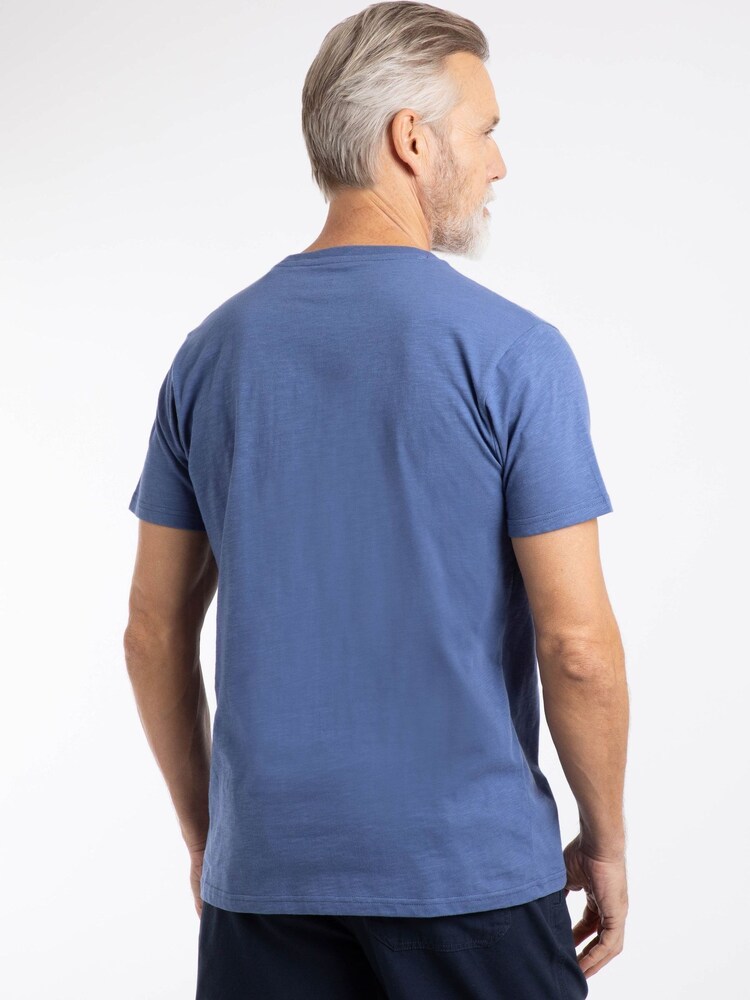 أزرق مائي - تيشرت قطن بشعار Fished من Weird Fish - صورة 2 من 6