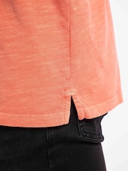 Weird Fish Coral Indy Slub Polo Shirt - Image 6 of 8