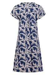 ネイビー - Weird Fish Suffolks Printed Jersey Dress - 画像 7 / 7