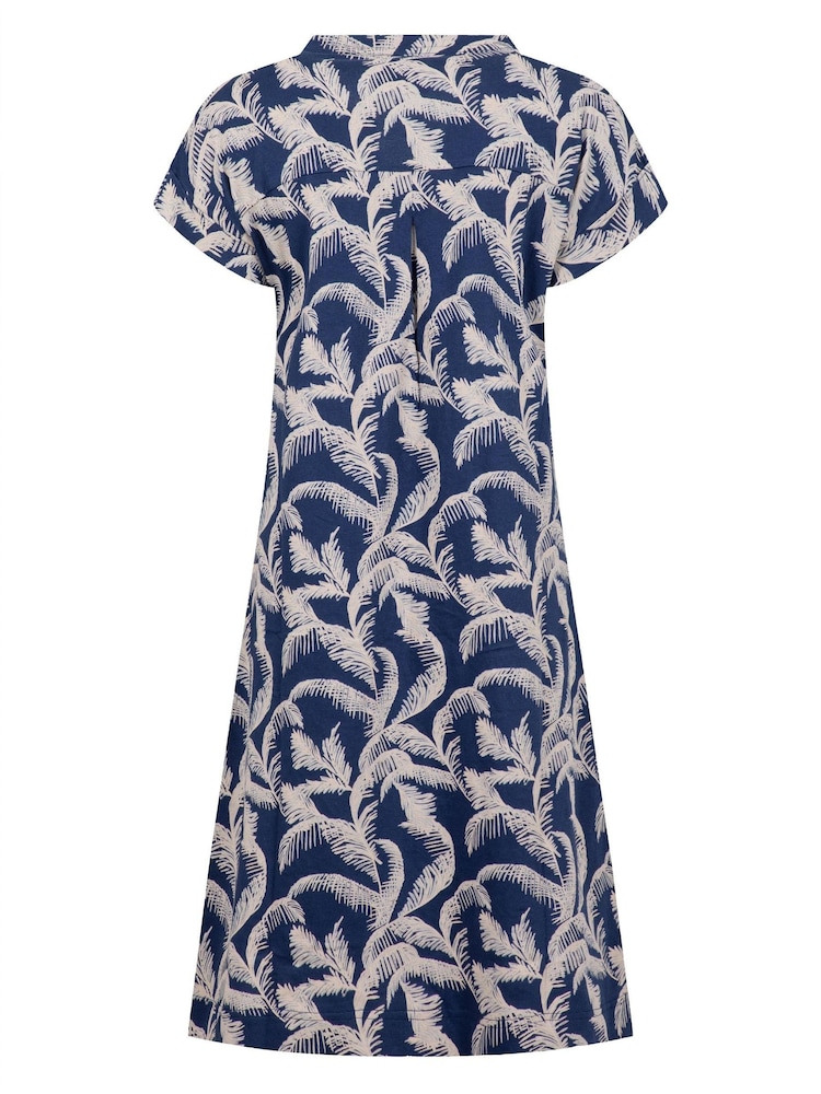 ネイビー - Weird Fish Suffolks Printed Jersey Dress - 画像 7 / 7