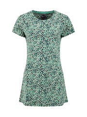 أزرق - Weird Fish Sidra Printed Jersey Slub Tunic - Image 6 of 7