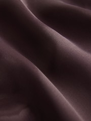 Chocolate Brown Satin Midi Skirt - Image 8 of 8