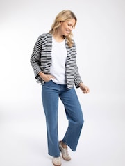 Weird Fish Arlow Striped Macaroni Kimono Cardigan - Immagine 1 di 6