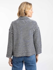 Weird Fish Arlow Striped Macaroni Kimono Cardigan - Immagine 2 di 6