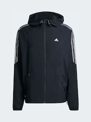 adidas Originals Black Striped Regular Windrunner Jacket - Image 6 of 6