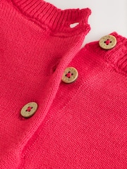 Red Twofer Knit & Mesh Baby Dress & Tights Set 2 Piece (0mths-2yrs) - Image 5 of 5