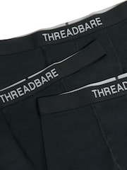 Threadbare Black Hipster Fit Boxer Shorts 3 Pack - Image 3 of 3