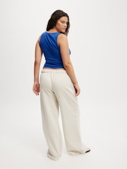 لون طبيعي - Cotton On Wide Leg Sweatpants - Image 4 of 5