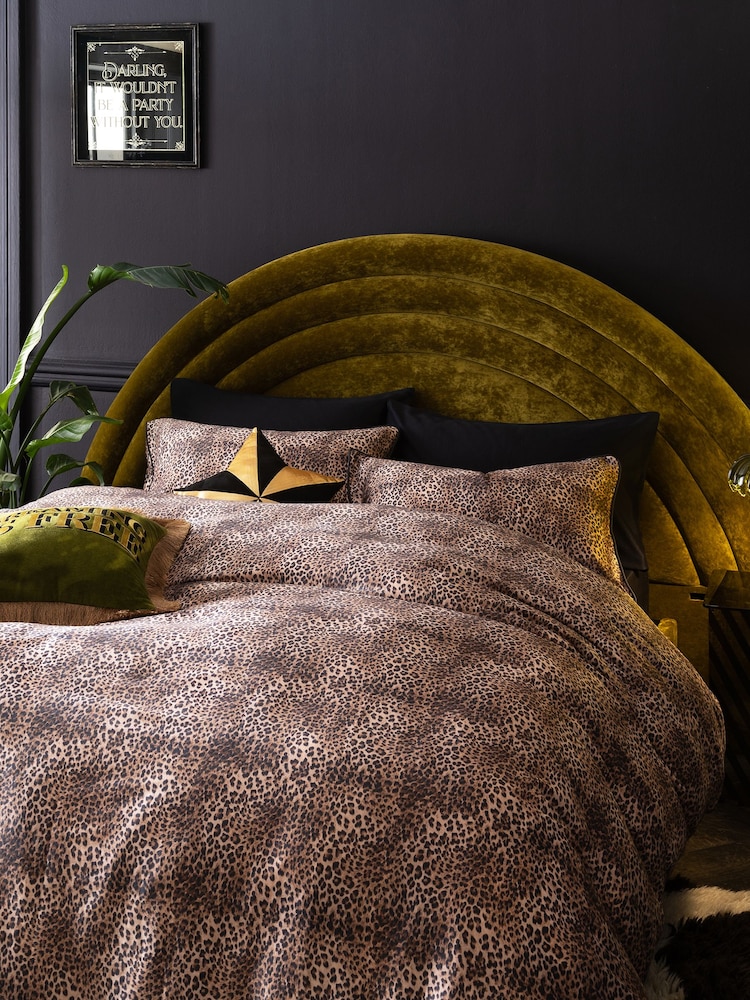 Rockett St George Leopard Love 200 Thread Count Duvet and Pillowcase Set - Image 1 of 7