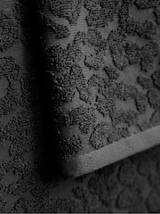 Rockett St George Black Leopard 100% Cotton Towel - Image 4 of 9