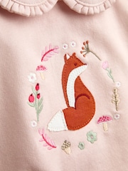 Jojo Maman Bébé Rose Pink Fox Sweatshirt & Leggings Set - Image 6 of 6