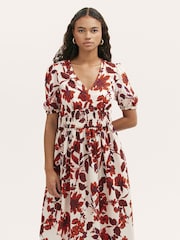 クリーム - Finery Kiara Midi Dress - 画像 2 / 4