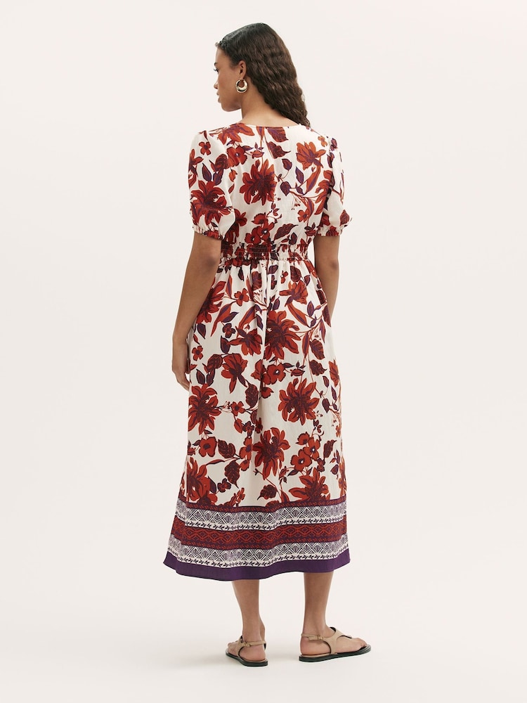 クリーム - Finery Kiara Midi Dress - 画像 4 / 4