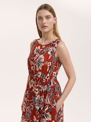 Finery Willow Ärmelloses Midikleid mit Blumenmuster - Bild 3 von 4