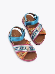 Kurt Geiger London Pink Junior Mini Kensington Espadrill Sandals - Image 2 of 4