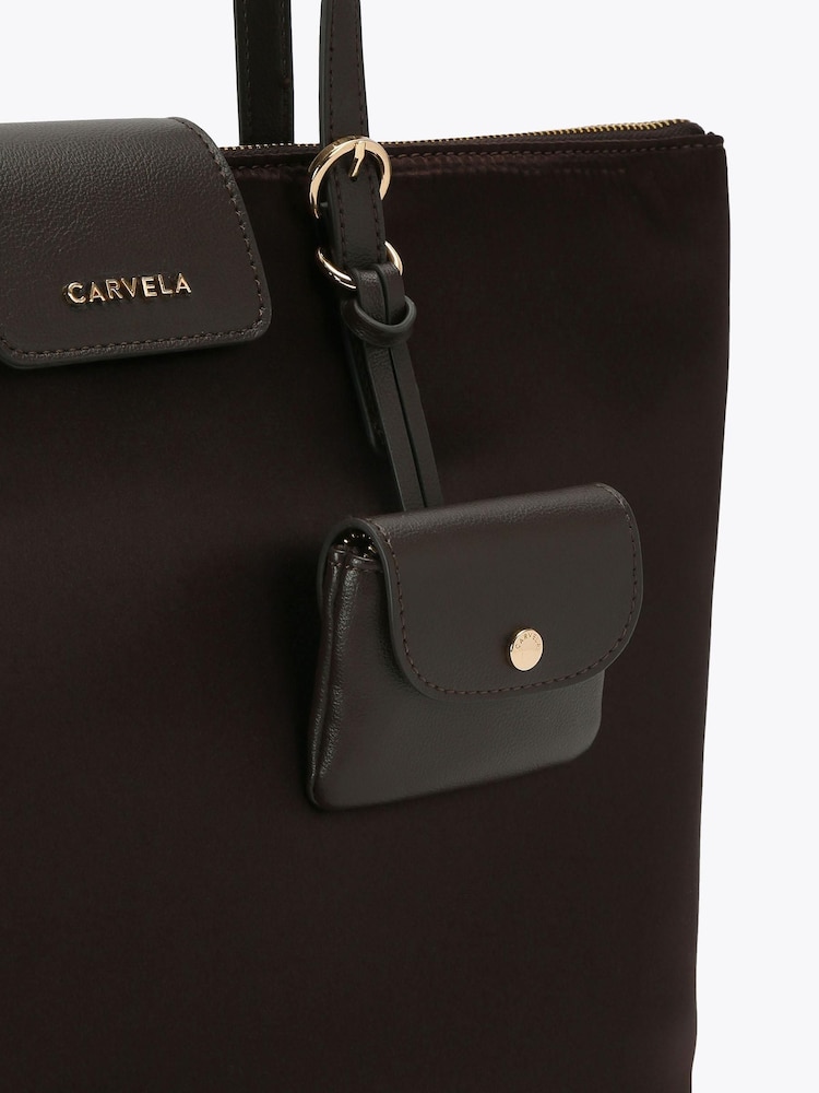 Carvela Brown Marcela Nylon Tote Bag - Image 4 of 4