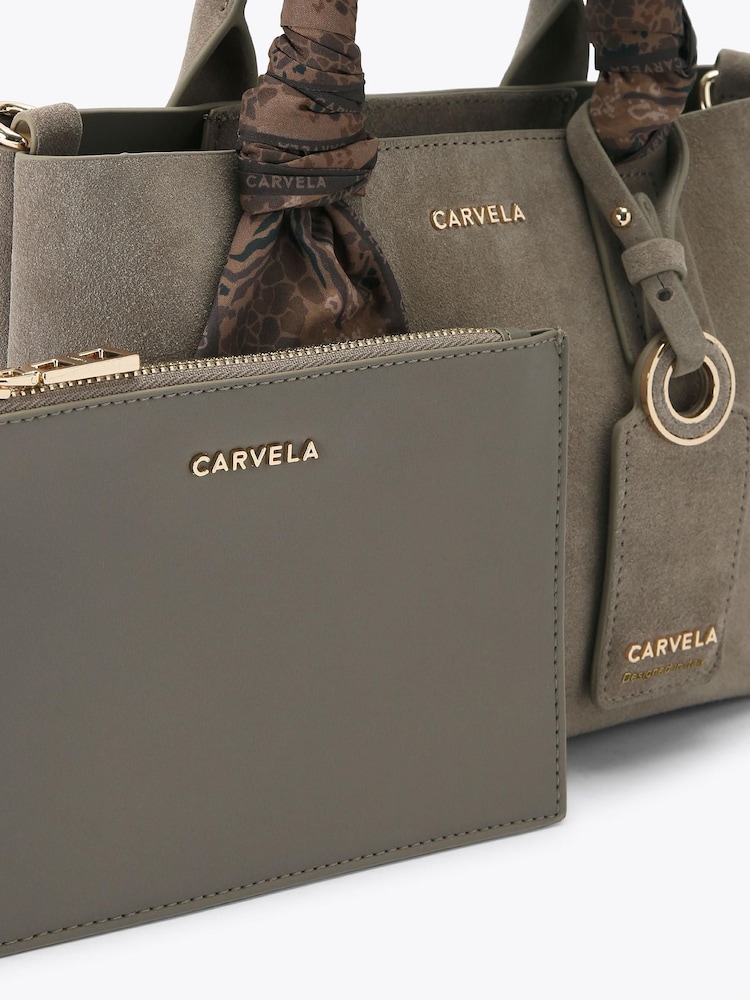 Carvela Brown Nina Mini Tote Bag - Image 4 of 4 Carvela Brown Nina Mini Tote Bag - Image 4 of 4