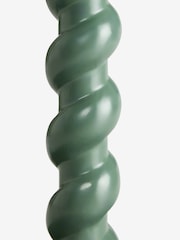 Green Twist Base Side Table - Image 4 of 4