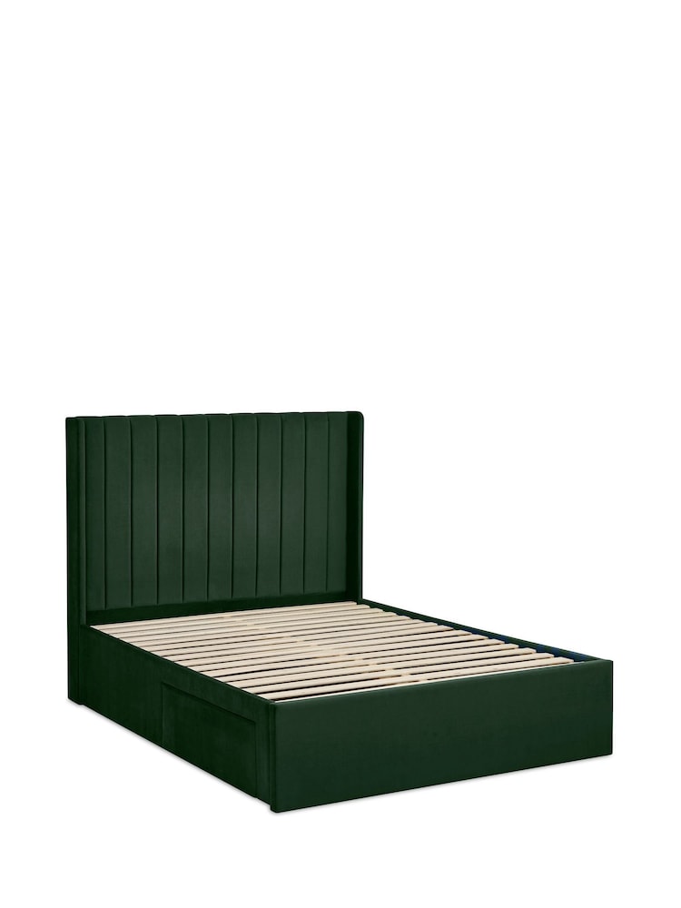 Julian Bowen Bottle Green Leila Bed - Image 2 of 9