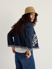 Seasalt Cornwall Blue Sand Martin Jacket - Image 3 of 5