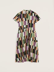 Seasalt Cornwall Green Fowen Shirt Dress - Image 4 of 5