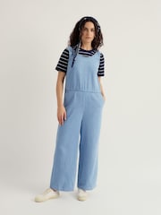 Seasalt Cornwall Blue Salt Air Jumpsuit - Image 1 of 5