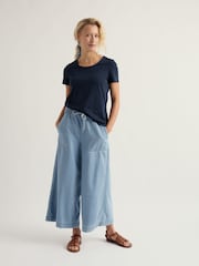 Seasalt Cornwall Blue Camerance T-Shirt - Image 2 of 5