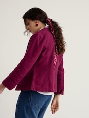 Seasalt Cornwall Pink Blinker Blazer - Image 3 of 4