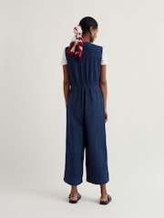 Seasalt Cornwall Blue Braya Jumpsuit - Image 3 of 5