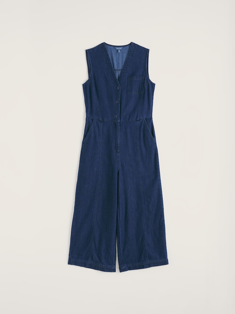 Seasalt Cornwall Blue Braya Jumpsuit - Image 5 of 5