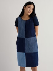 Seasalt Cornwall Κυκλική ύφανση αλατιού Φόρεμα-σαλοπέτα - Εικόνα 3 από 5