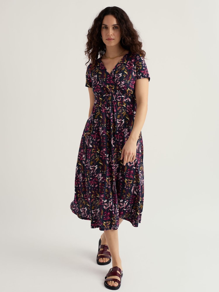 Seasalt Cornwall Blue Chapelle Dress - Image 1 of 5 Seasalt Cornwall Blue Chapelle Dress - Image 1 of 5