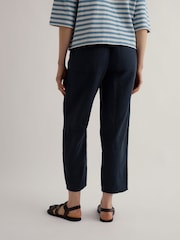 Seasalt Cornwall Navy Petite Sholl Trousers - Image 3 of 5