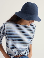 Seasalt Cornwall Blue Celia Hat - Image 3 of 3