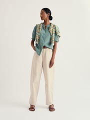 Seasalt Cornwall Green Shore Path Shirt - Image 1 of 5