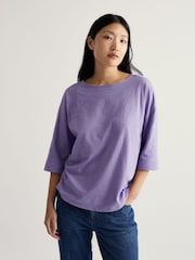 Seasalt Cornwall Purple Tremayne Quay Top - Image 2 of 4